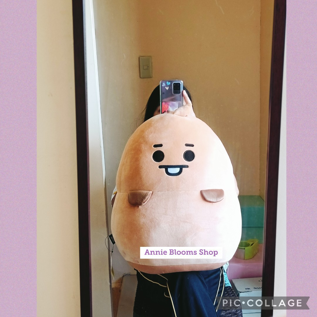 Bt21 Comfortable Big Cushion65cm Shooky, Hobbies & Toys, Memorabilia &  Collectibles, K-Wave on Carousell