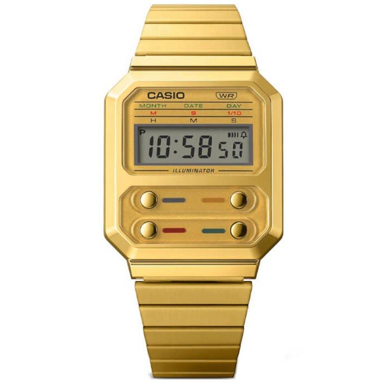 casio gold retro