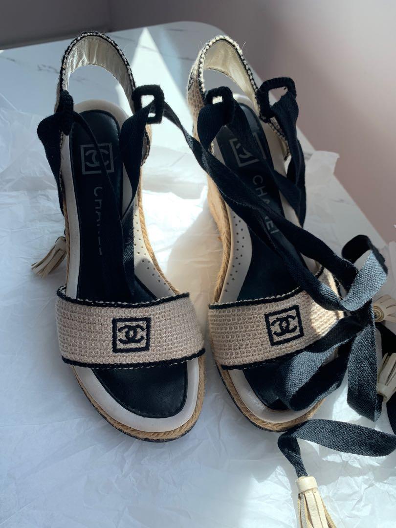 Wedges chanel hotsell