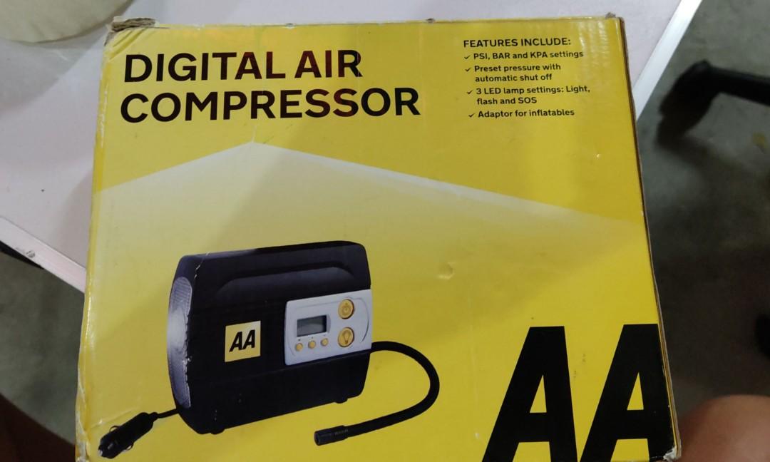 Sakura Digital Air Compressor 12V For Cars Inflatables and Bicycles 
