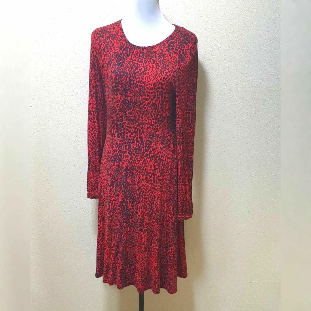 Red leopard print dress dorothy perkins outlet