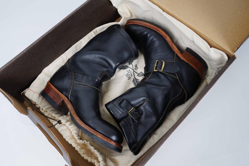 Rrl murdock engineer boots new arrivals