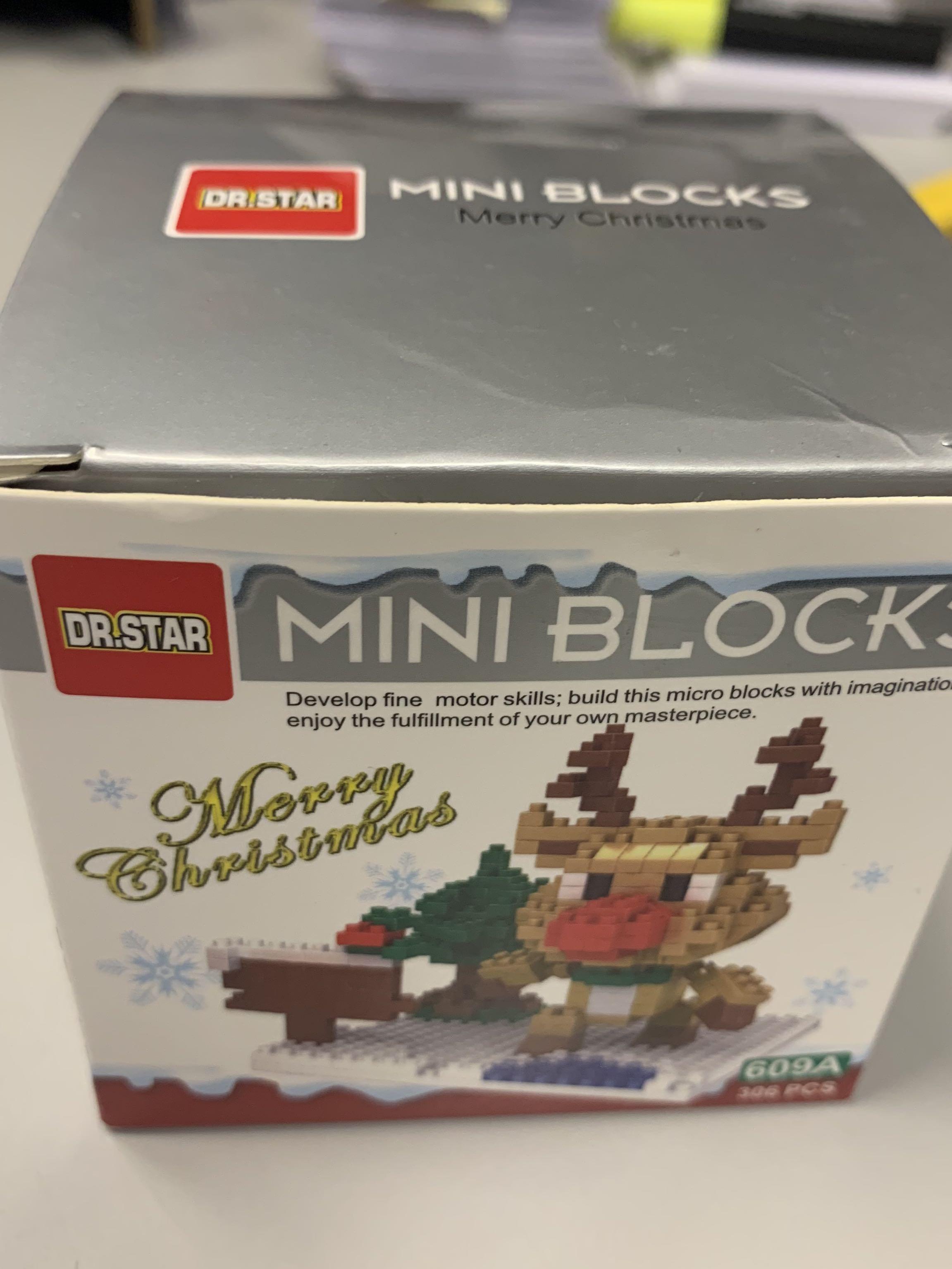 (全新）Dr. Star Mini Blocks 聖誕節系列 聖誕鹿, 興趣及遊戲, 玩具 & 遊戲類 - Carousell