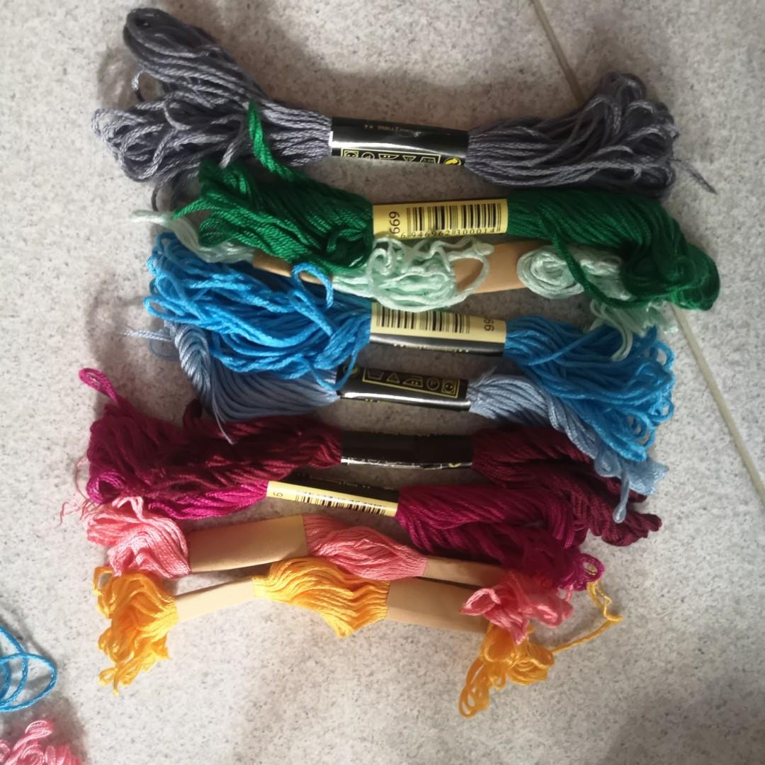 Embroidery threads, Hobbies & Toys, Stationery & Craft, Craft Supplies