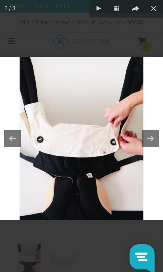 Ergobaby 360 Carrier teething pad Bib Babies Kids Going Out