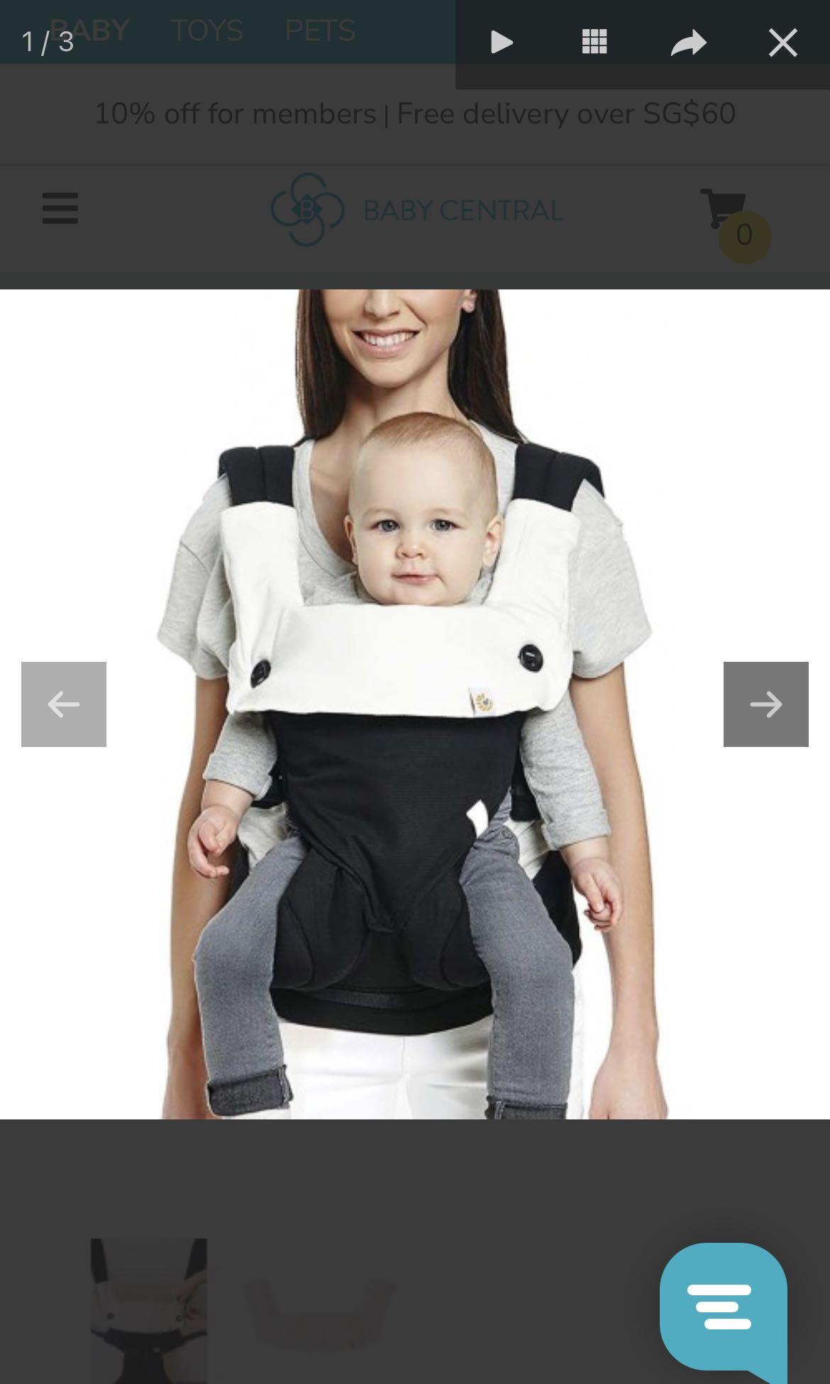 Ergobaby omni hotsell 360 david jones