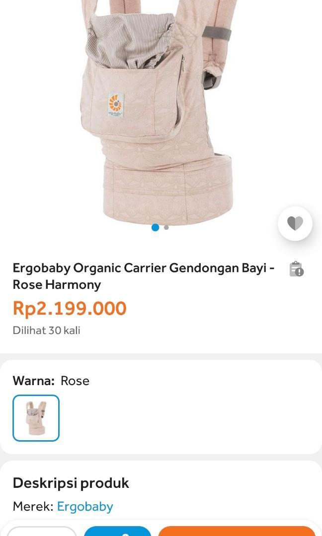 ergobaby rose harmony