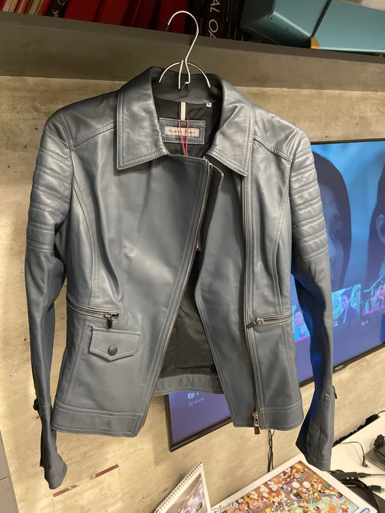 Bv leather new arrivals jacket ferrari
