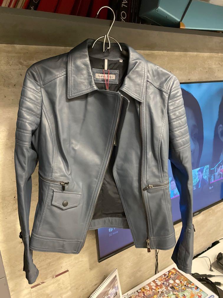 Warm leather motorcycle jacket on sale