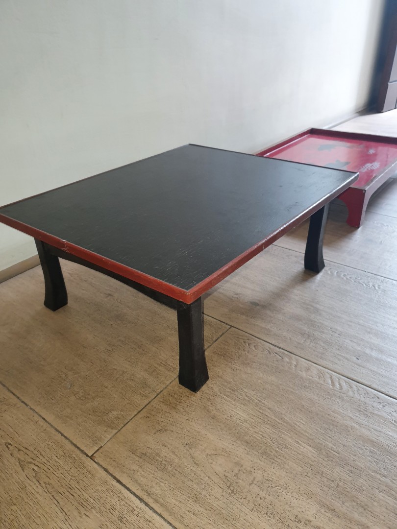 Folding Japanese Table, Furniture & Home Living, Furniture, Tables & Sets on Carousell