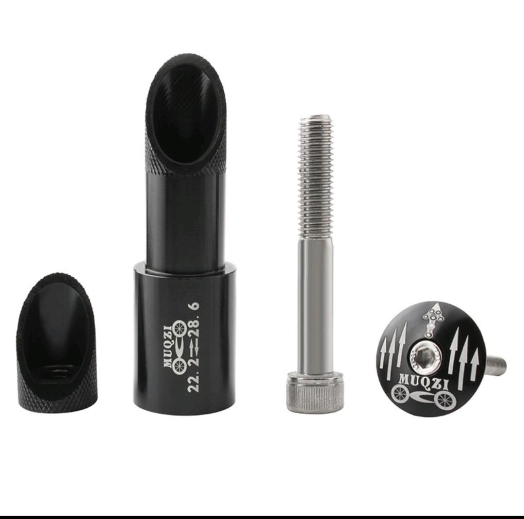 Fork steerer tube extender adapter 28.6mm for bicycles mtb mini velo
