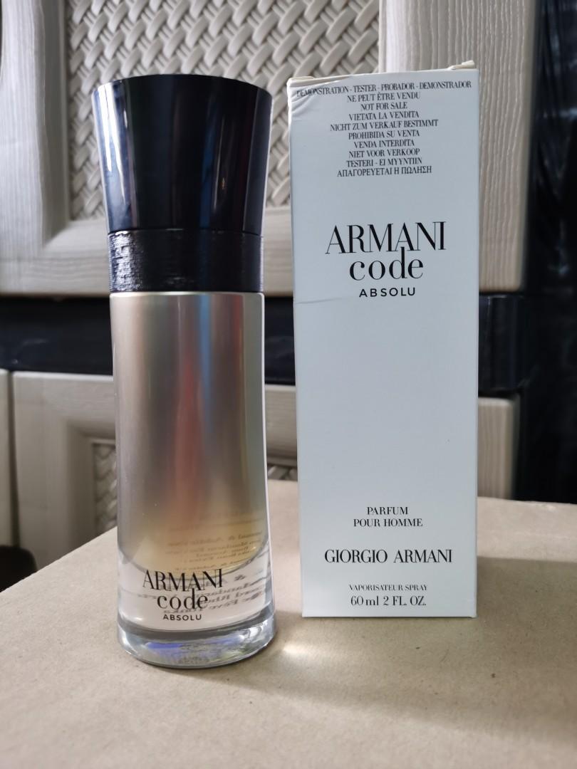 Giorgio Armani - Armani Code Absolu, Beauty & Personal Care, Fragrance &  Deodorants on Carousell