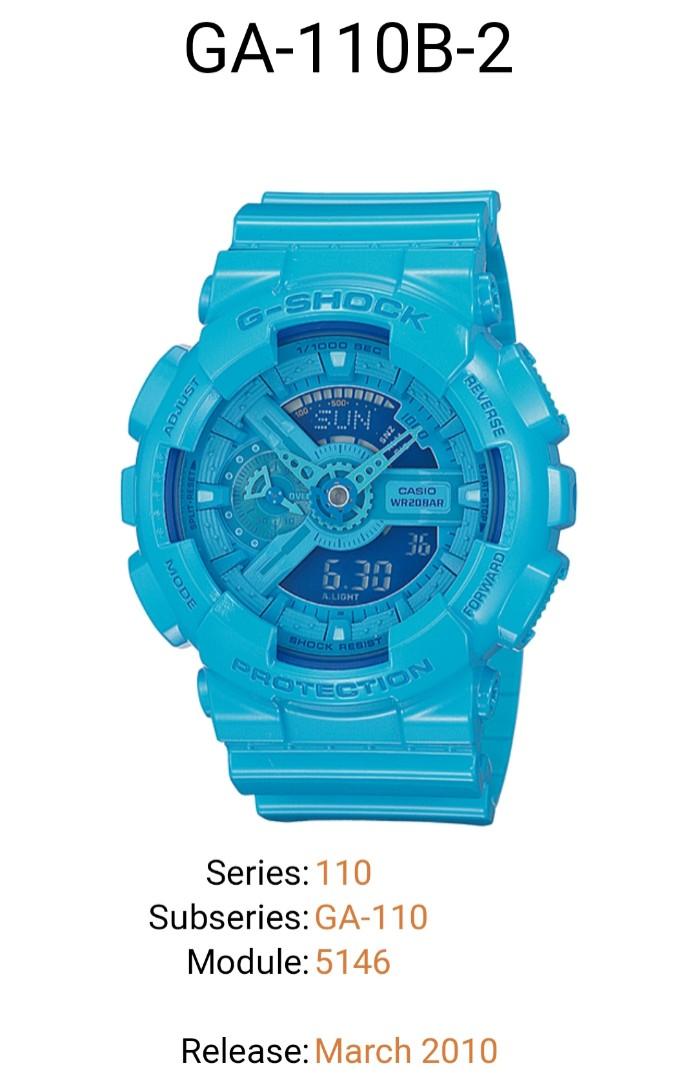 G-Shock GA-110B-2, 名牌, 手錶- Carousell