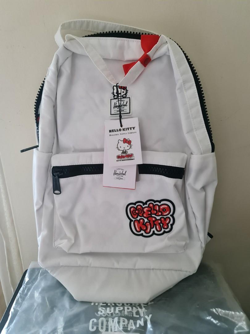 Herschel Hello Kitty Backpack Nova Mid in white Women s Fashion