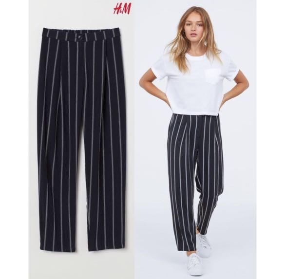 H\u0026M Women's Wide Leg Pants, Fesyen 