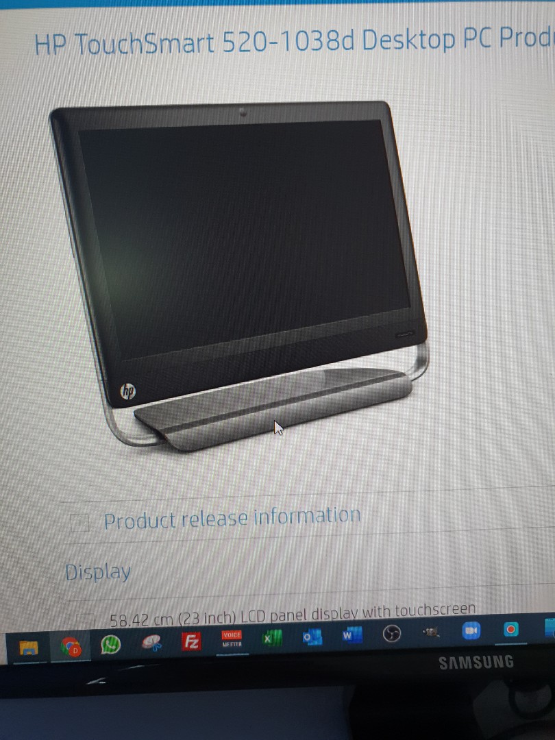 HP touchsmart 520 -1038d i5 with 1gb amd gpu, Computers & Tech ...