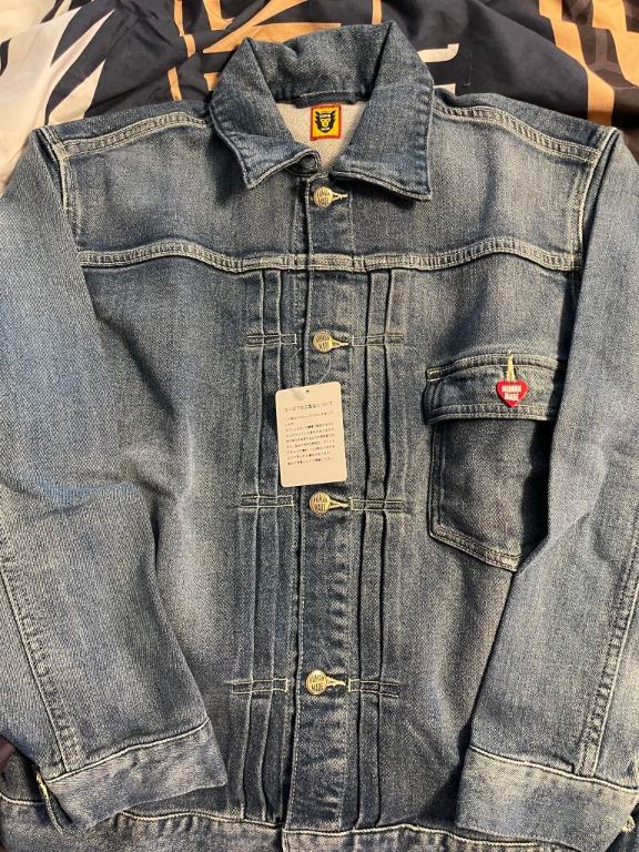 罕有全新HUMAN MADE RELAX DENIM WORK JACKET M SIZE, 男裝, 外套及
