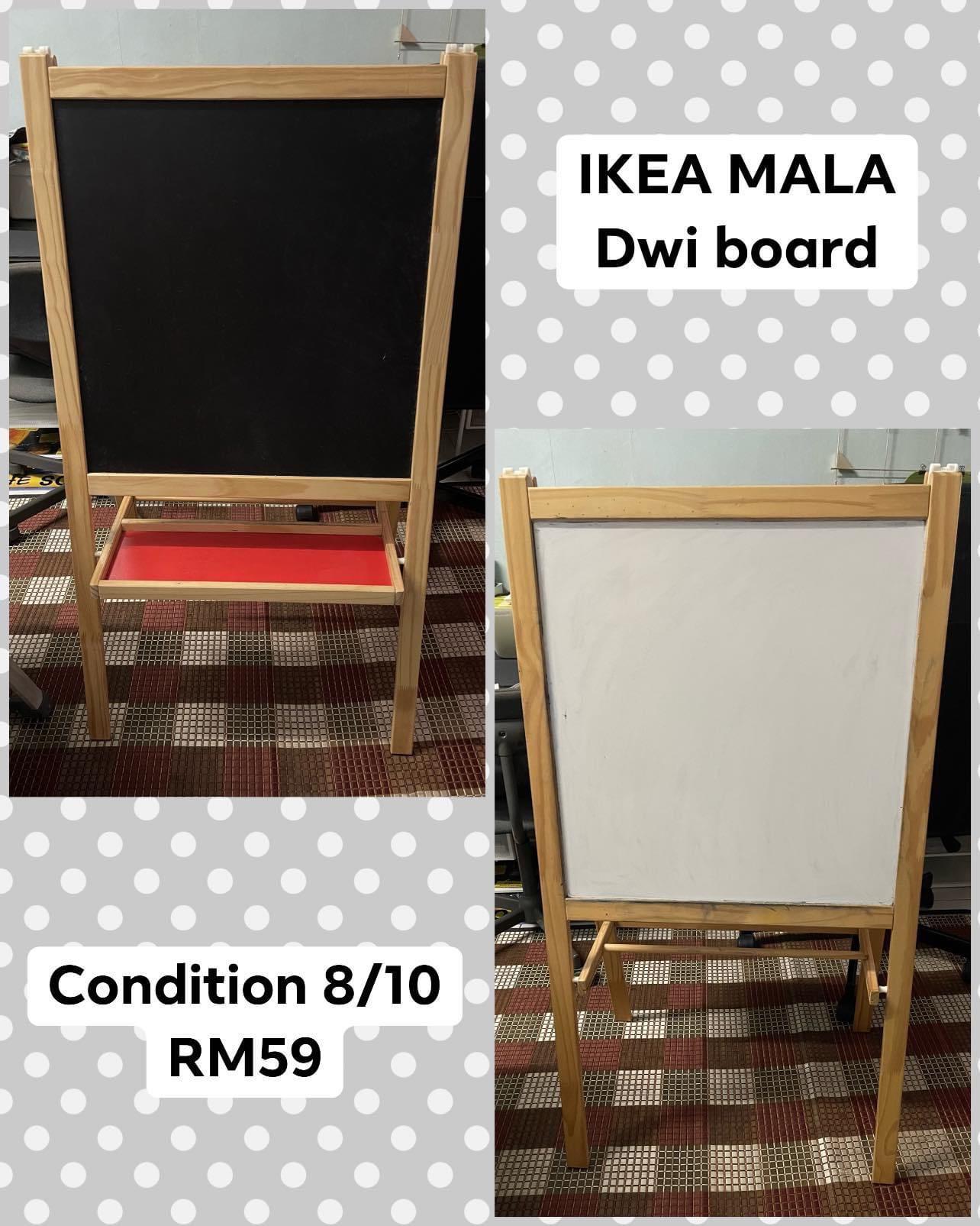 IKEA mala whiteboard/blackboard, Furniture & Home Living, Furniture