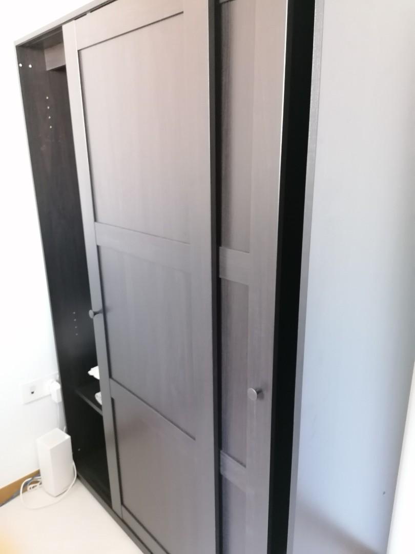 IKEA sliding door wardrobe Rakkestad, Furniture & Home Living