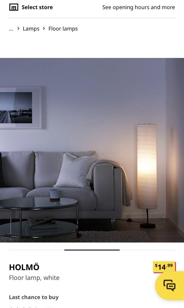 Ikea Holmo Floor Lamp