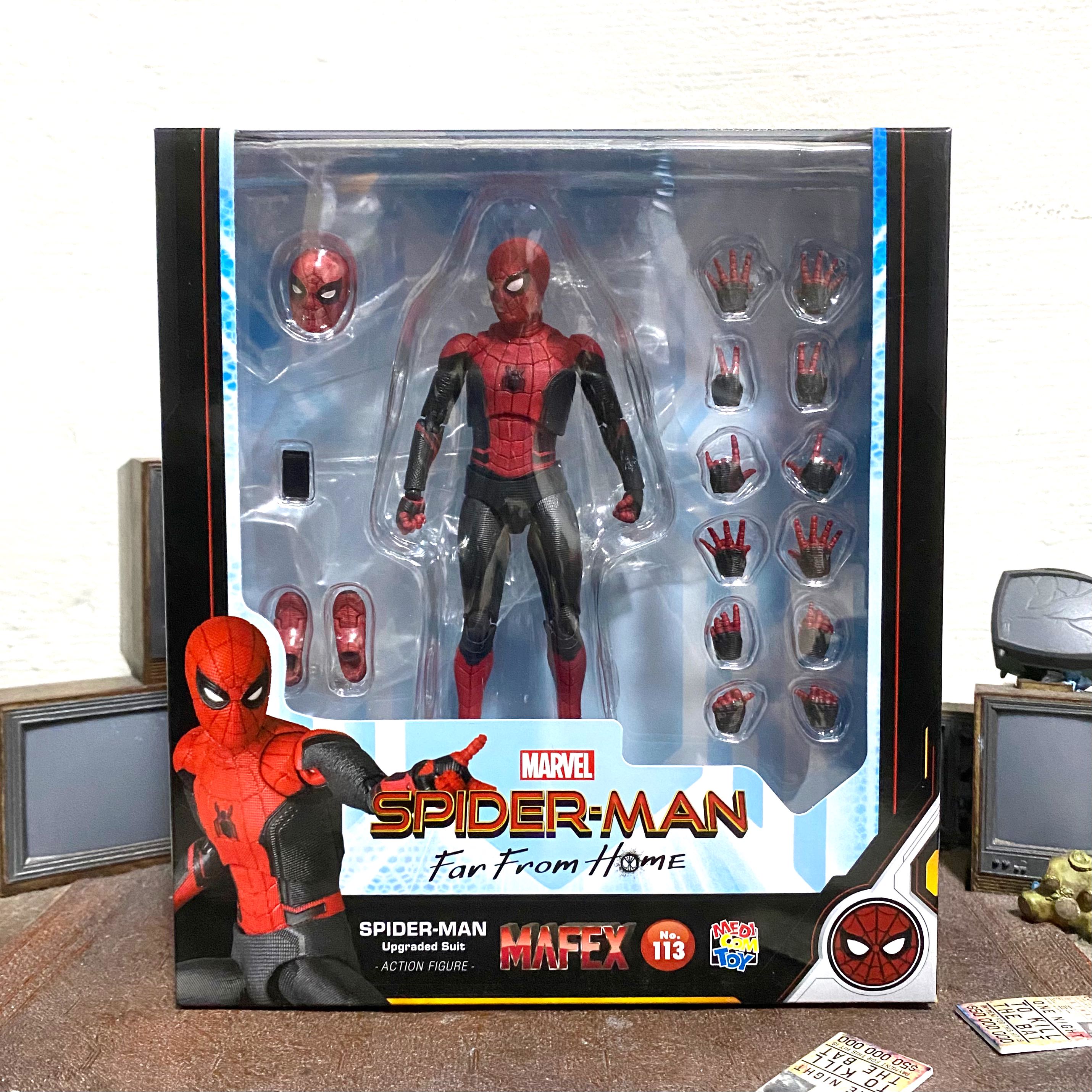 In hand] Medicom Mafex Spiderman Spider-man Upgraded Suit from No