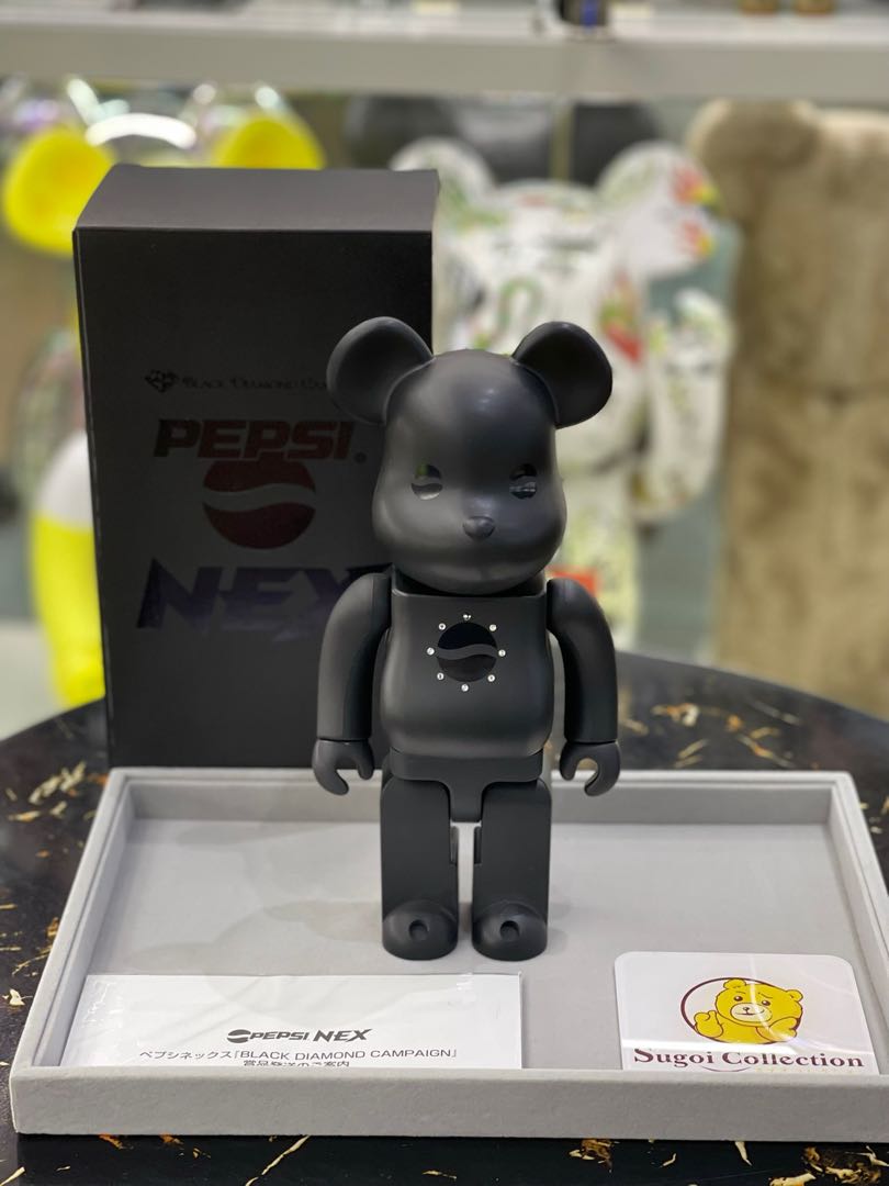 [In Stock] BE@RBRICK x Pepsi NEX Black Diamond Campaign 400