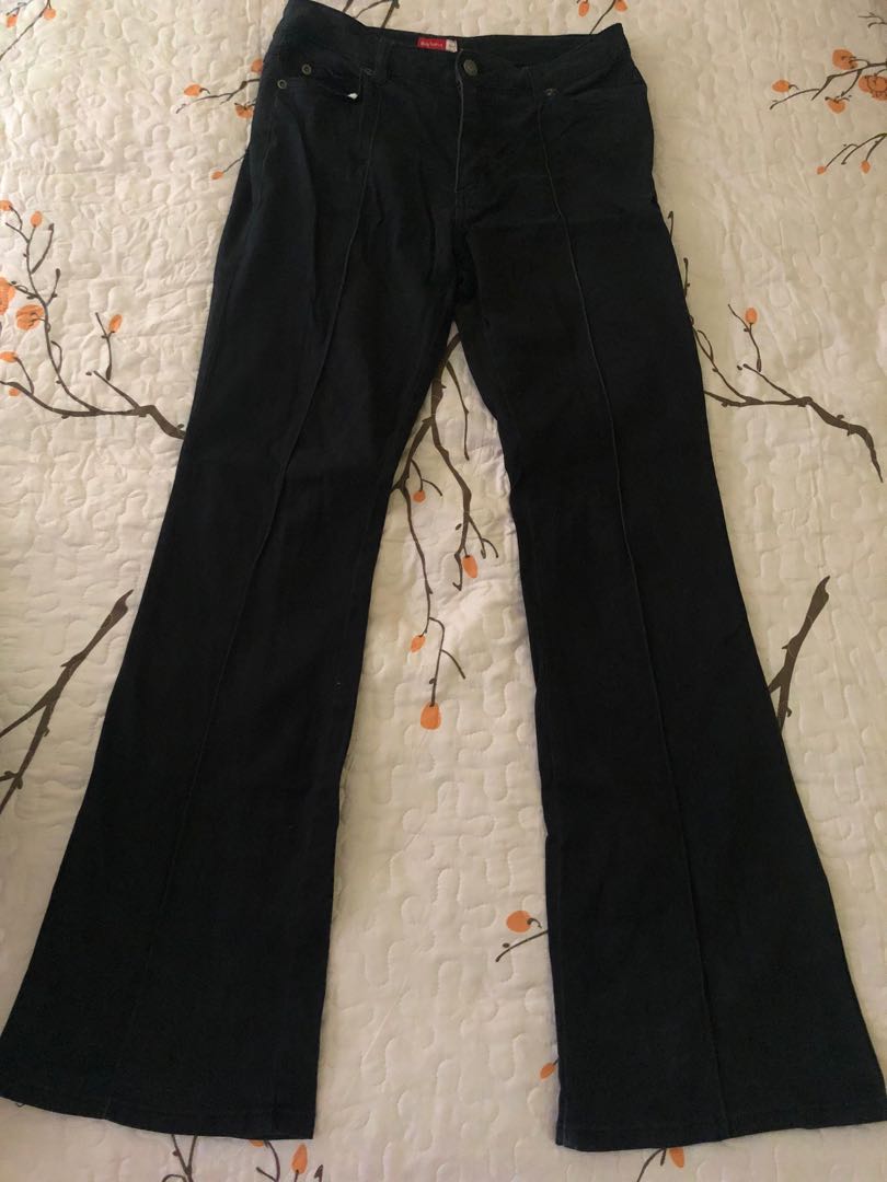 BLACK JEANS BOOTCUT, Women's Fashion 