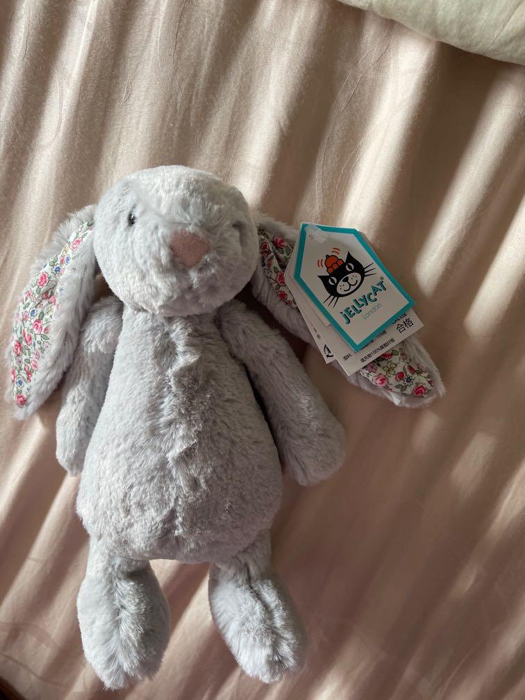 Jellycat blossom silver shop bunny small