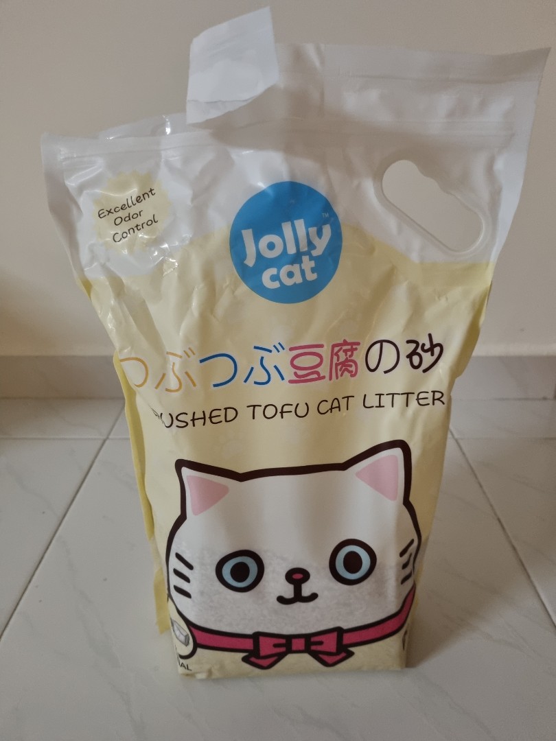 Jollycat Crushed Tofu Original Cat Litter 6L, Pet Supplies, Homes
