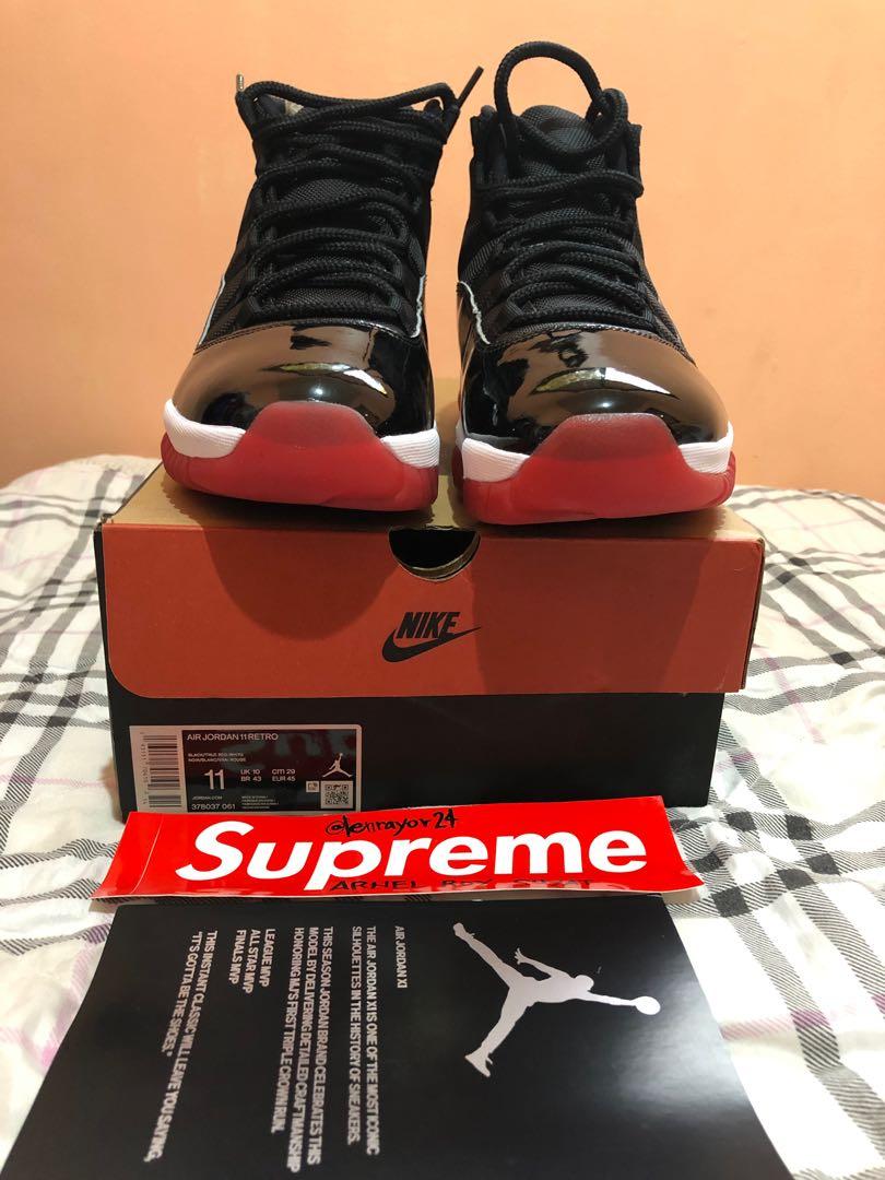 bred 11 shoe box