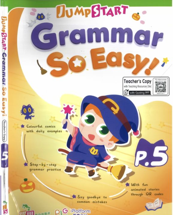 (With Ans)JUMPSTART Grammar So Easy! P.5, 興趣及遊戲, 書本 & 文具, 書本及雜誌 補充練習