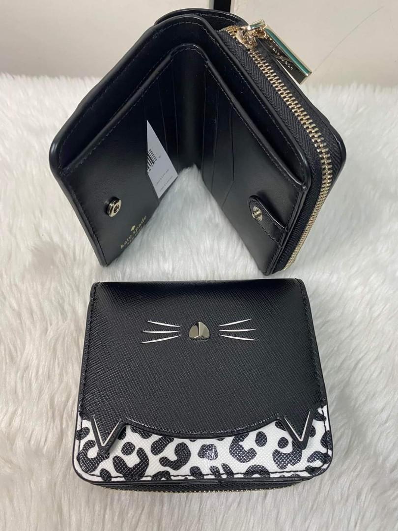 Katespade small cat wallet, Women's Fashion, Bags & Wallets, Wallets & Card  holders on Carousell