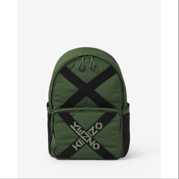 Kenzo Backpack Nylon Waterproof + Mesh Material Backpack, Women's