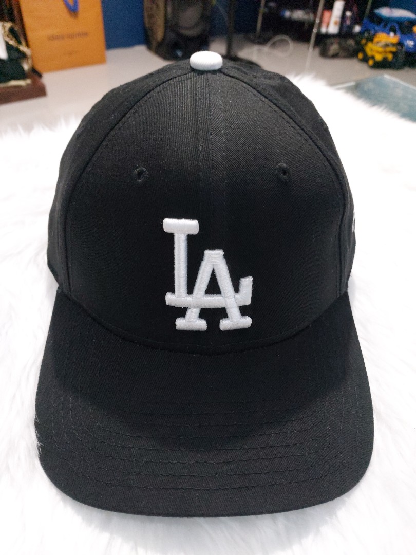 LA dodgers black white logo, Men's 