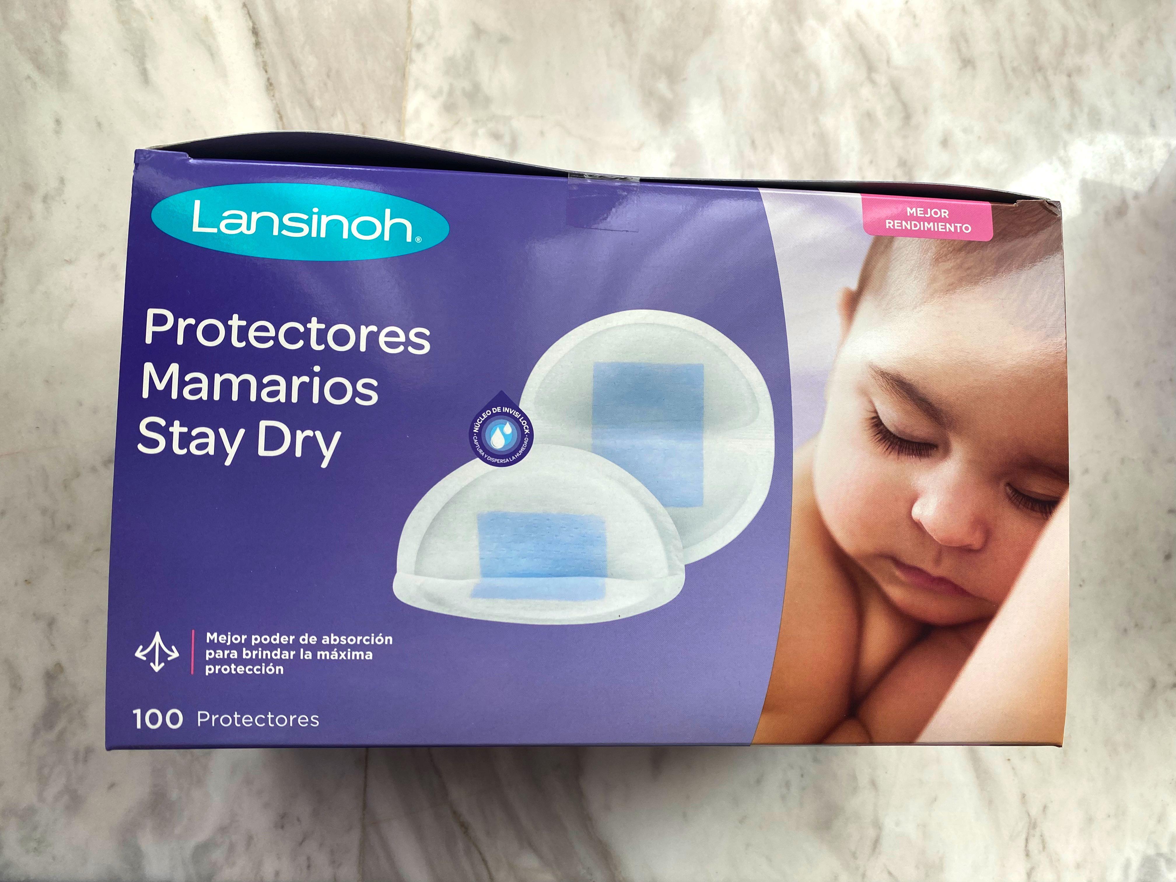 Lansinoh Stay Dry Disposable Nursing Pads for Breastfeeding, 100