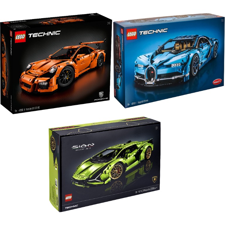 COMPILATION LEGO TECHNIC Cars CaDa Lamborghini + 42083 Bugatti Chiron +  42115 Lamborghini Sián 