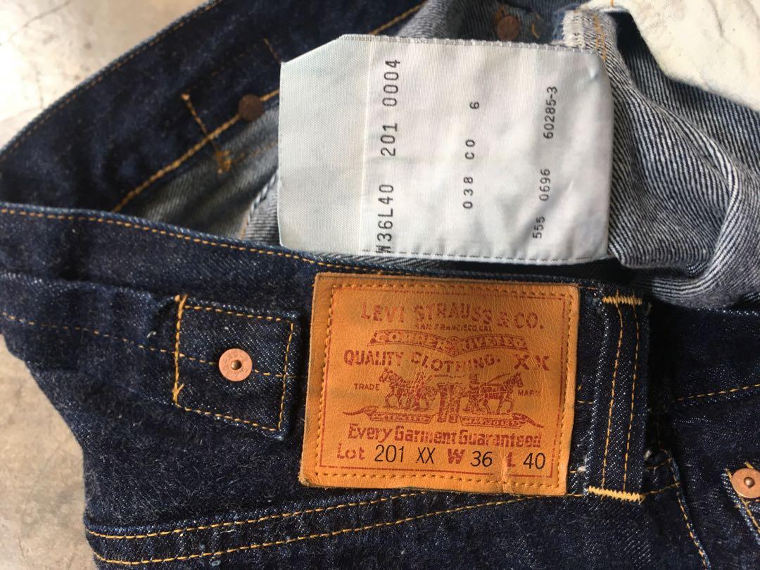 LEVI'S 201XX MADE IN USA W32L34-