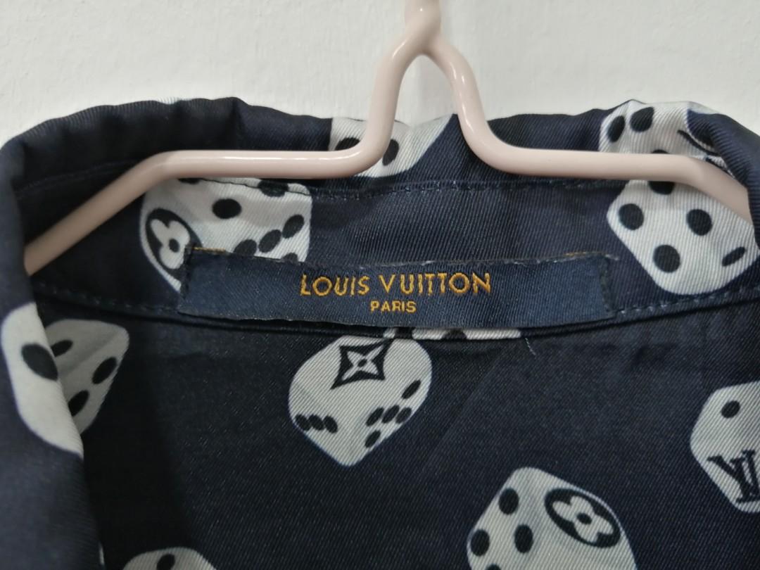 Louis Vuitton Dice Monogram Silk Button Up Shirt – Savonches