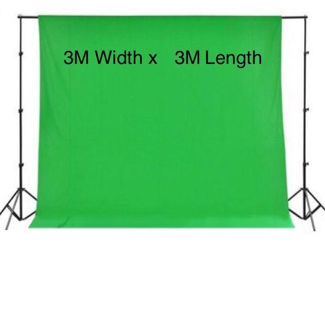 Lumia Background Muslin Cloth Backdrop 3m x 6m 3m x 3m (Black / Blue ...