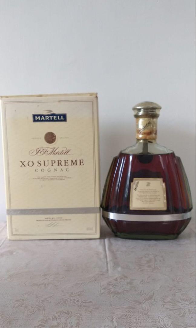 Martell Cognac XO Supreme 1715 (舊裝/ 舊酒), 嘢食& 嘢飲, 酒精飲料- Carousell