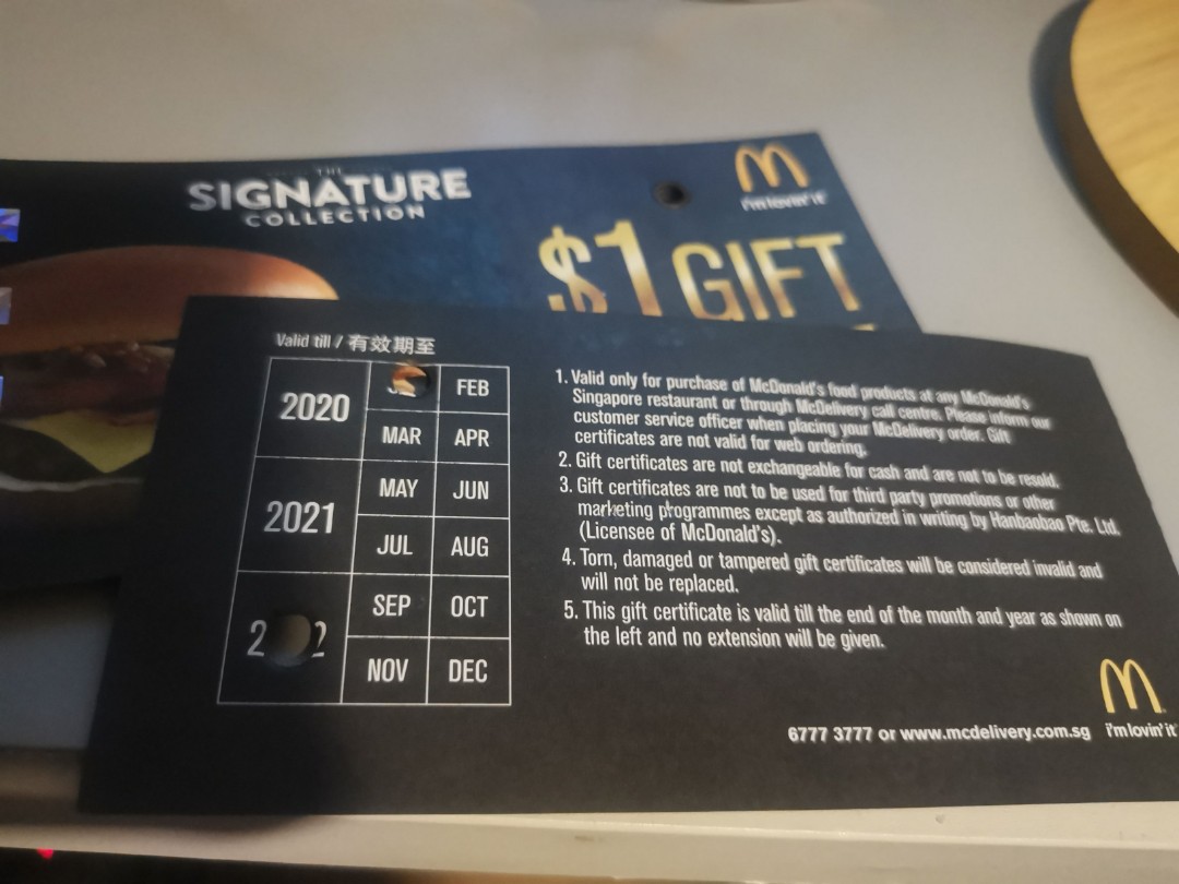 McDonald's Voucher, Tickets &amp; Vouchers, Vouchers on Carousell
