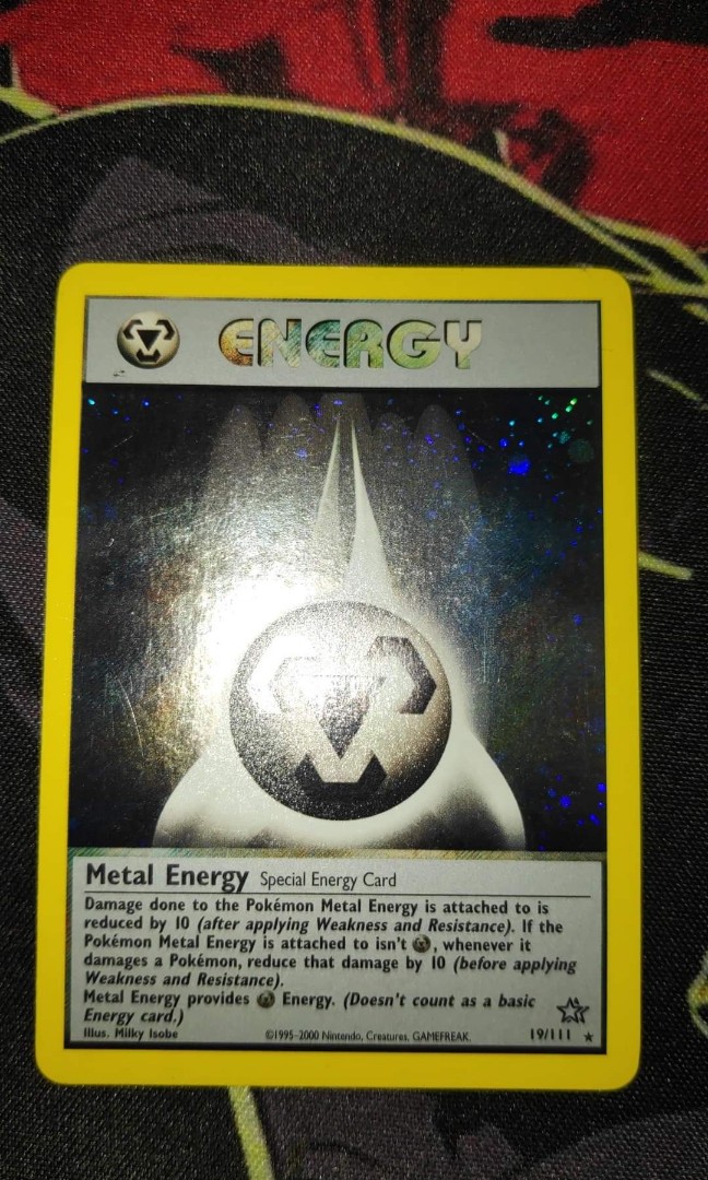 Metal Energy Holo Vintage Pokemon Card, Hobbies & Toys, Toys & Games on