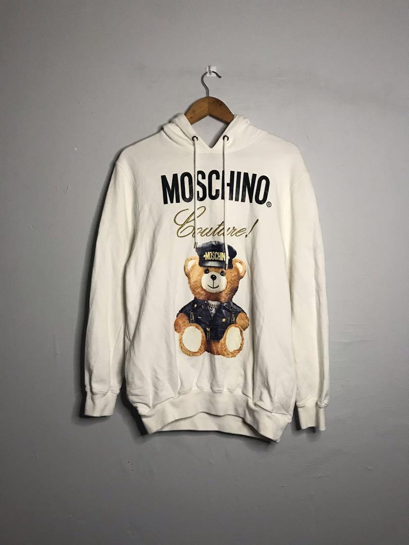 moschino couture hoodie