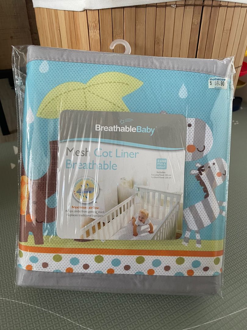Mothercare mesh cot liner, Babies & Kids, Baby Nursery & Kids Furniture