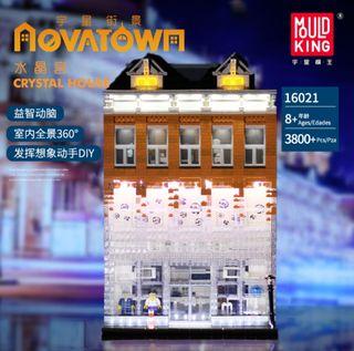 Mould King 16021 Novatown Crystal House