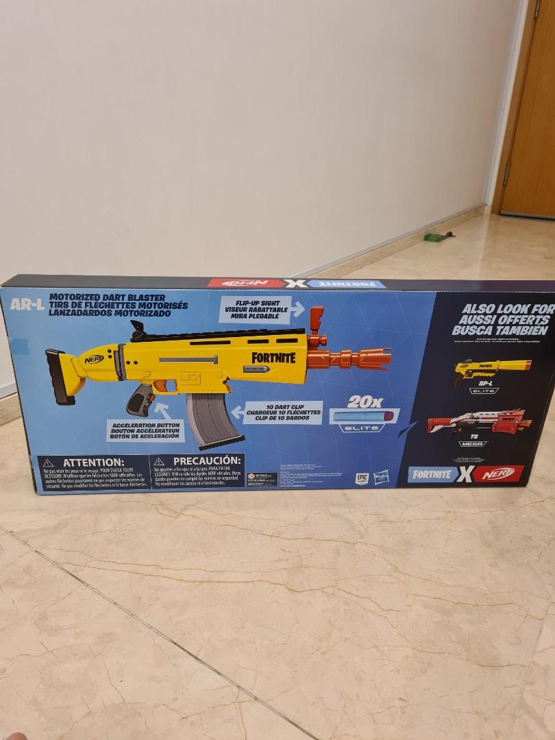  Nerf Fortnite AR-L Motorised Nerf Elite Dart Blaster