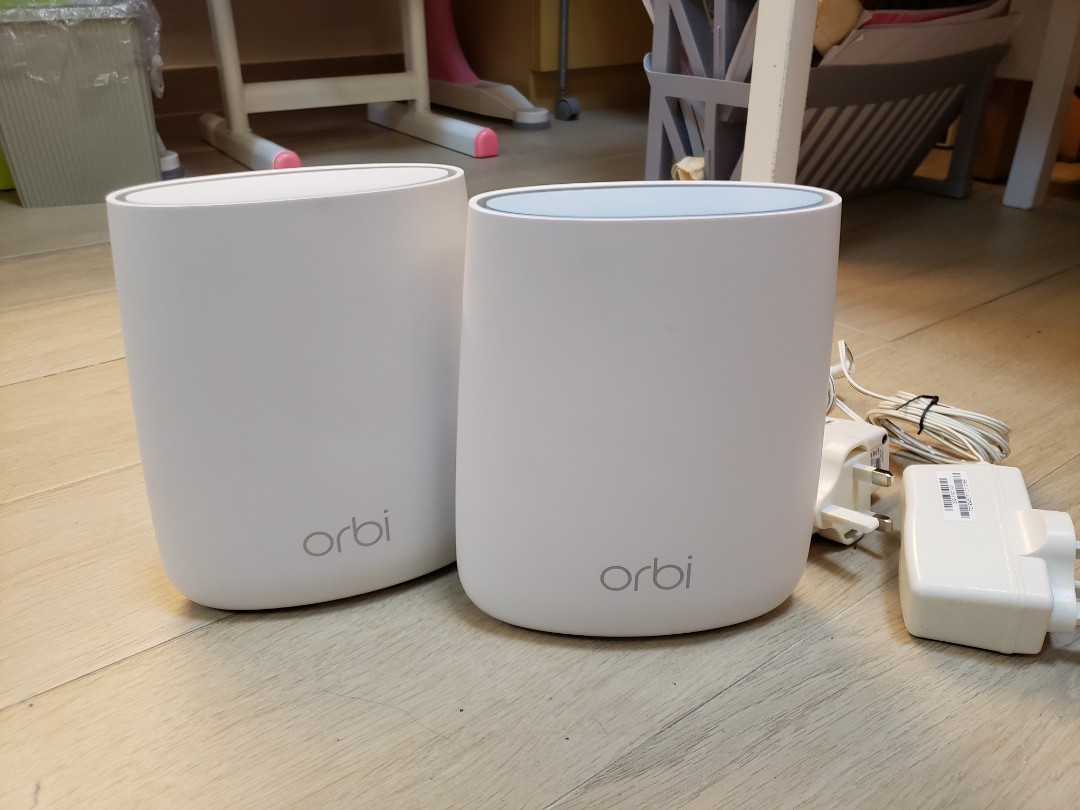 Netgear Orbi Router RBR20 & Orbi Satellite RBS20, 電腦＆科技, 電腦周邊及配件, Wifi及