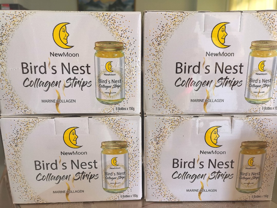 New Moon Bird s Nest Collagen Strips 6x150g, Food & Drinks, Gift