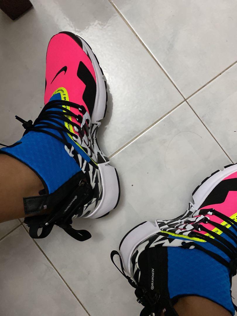 Acronym presto racer pink outfit top