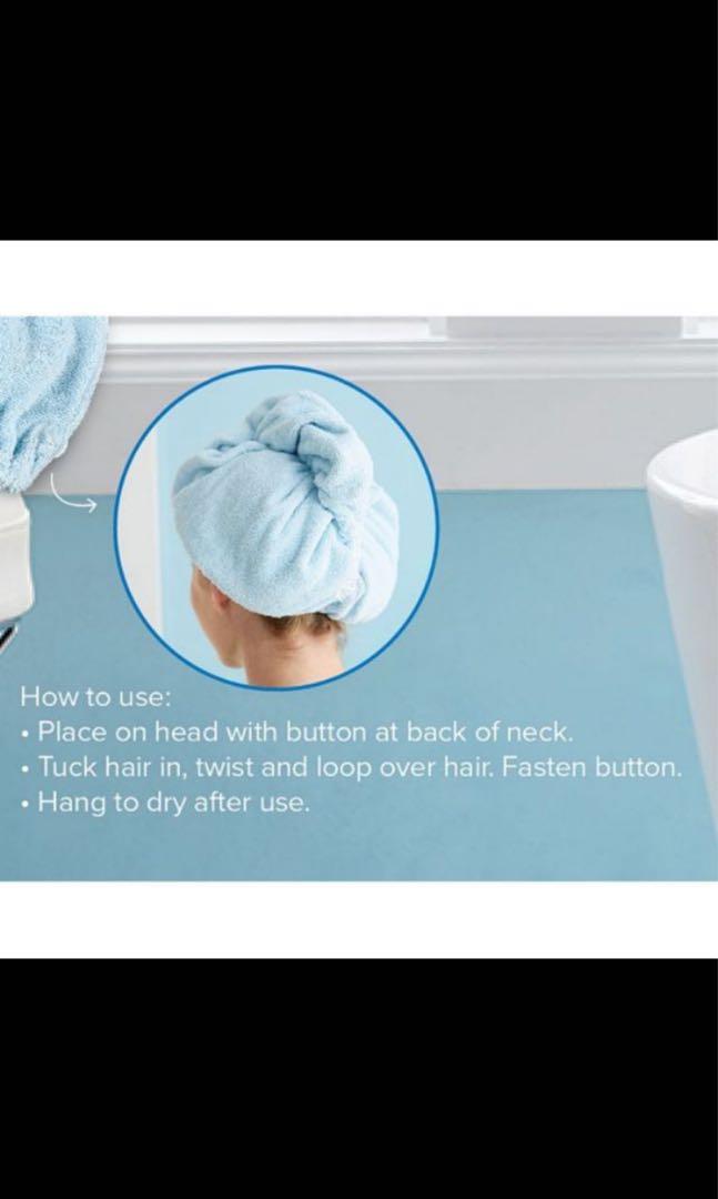 Norwex hair wrap curly hair sales